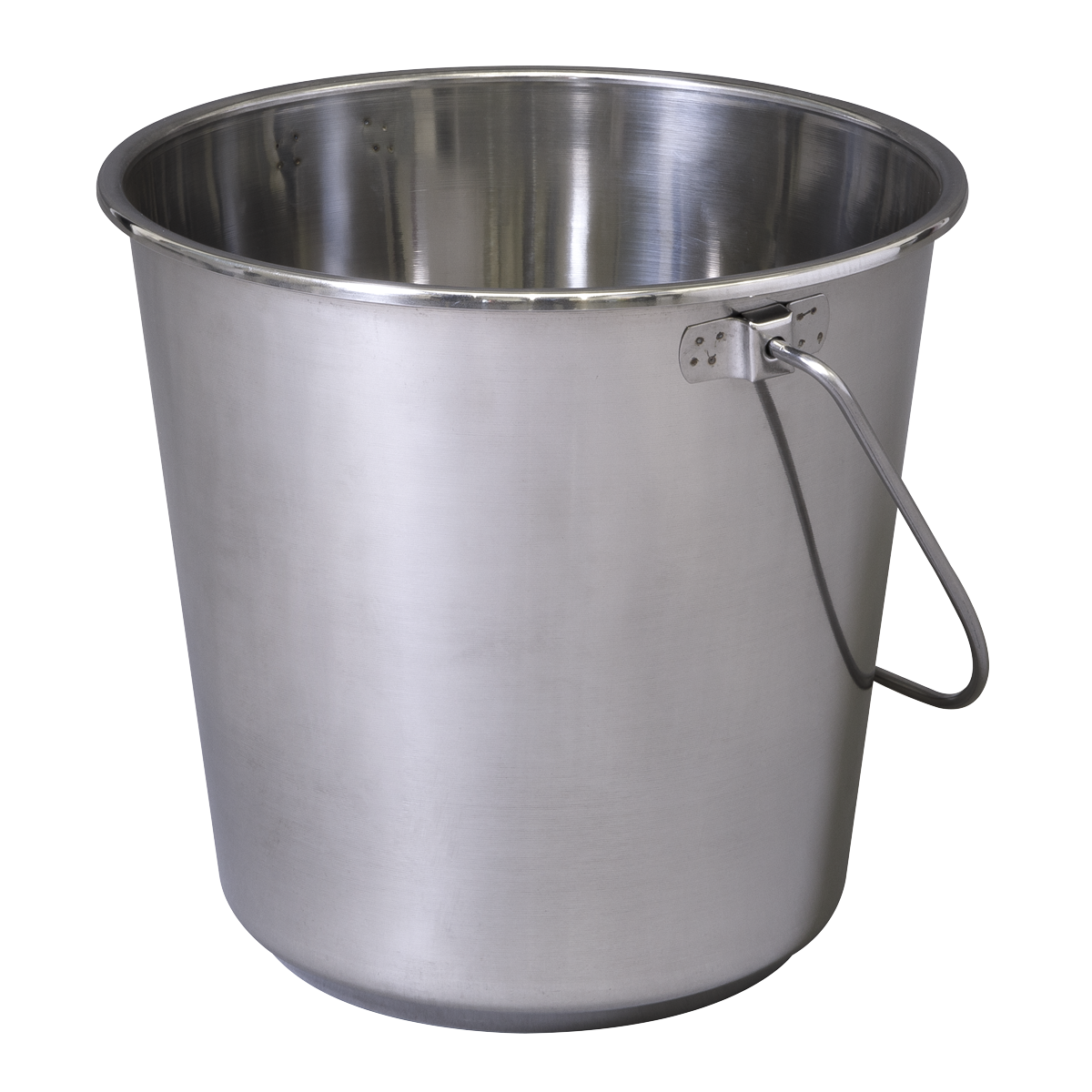 Mop Bucket 12L - Stainless Steel Image 1 Thumbnail