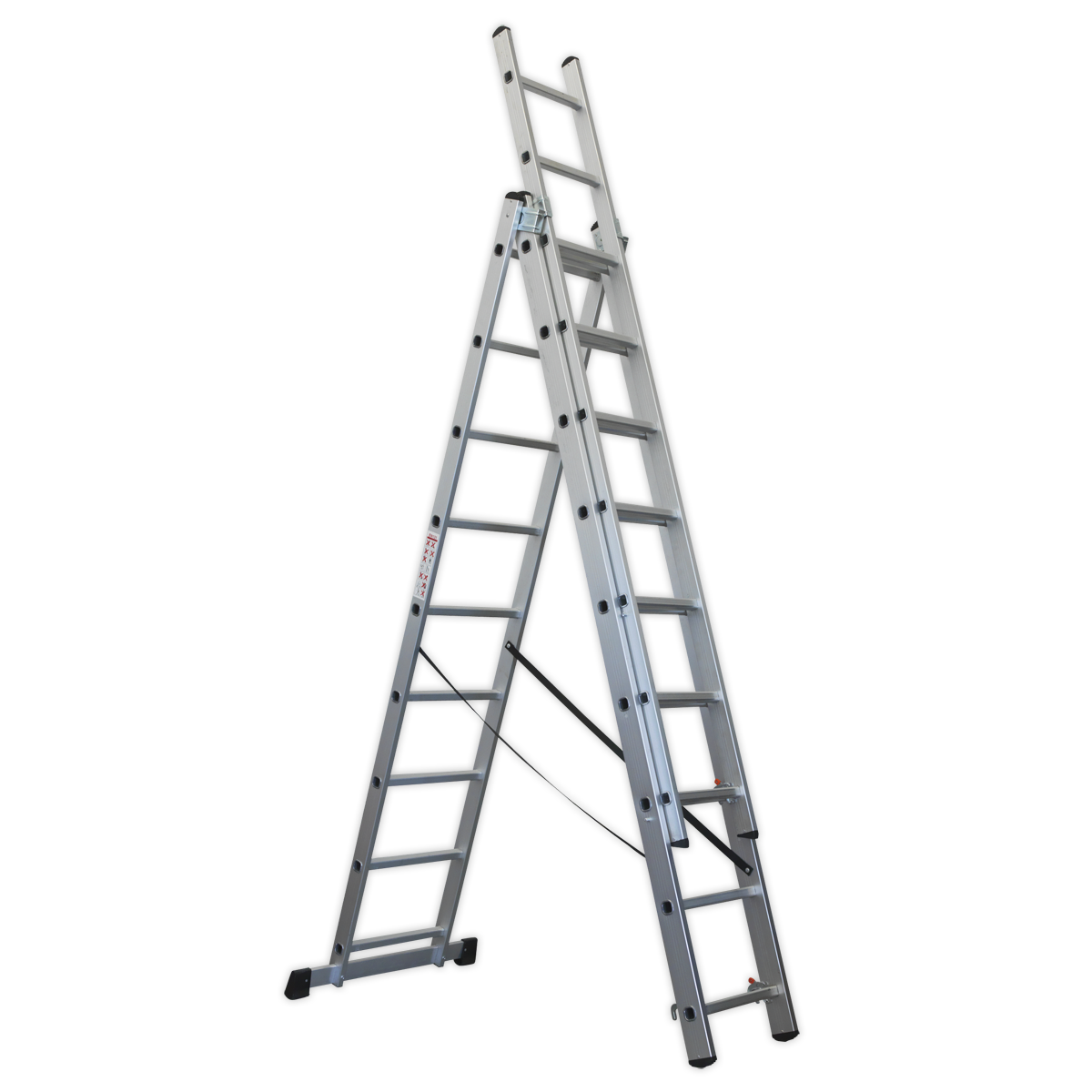 Aluminium Extension Combination Ladder 3x9 EN 131