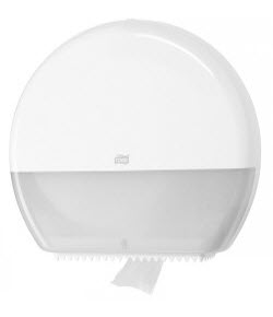 Tork Jumbo Toilet Roll Dispenser (White) Image 0