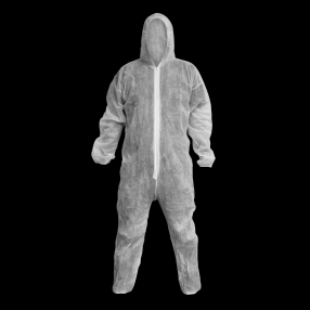 Added Disposable Coverall White - Large To Basket