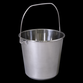 Added Mop Bucket 12L - Stainless Steel To Basket